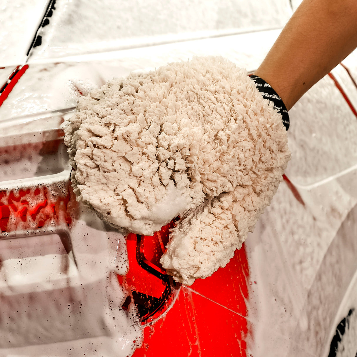 Maxshine Fluffy Microfiber Vaskehandske 650GSM