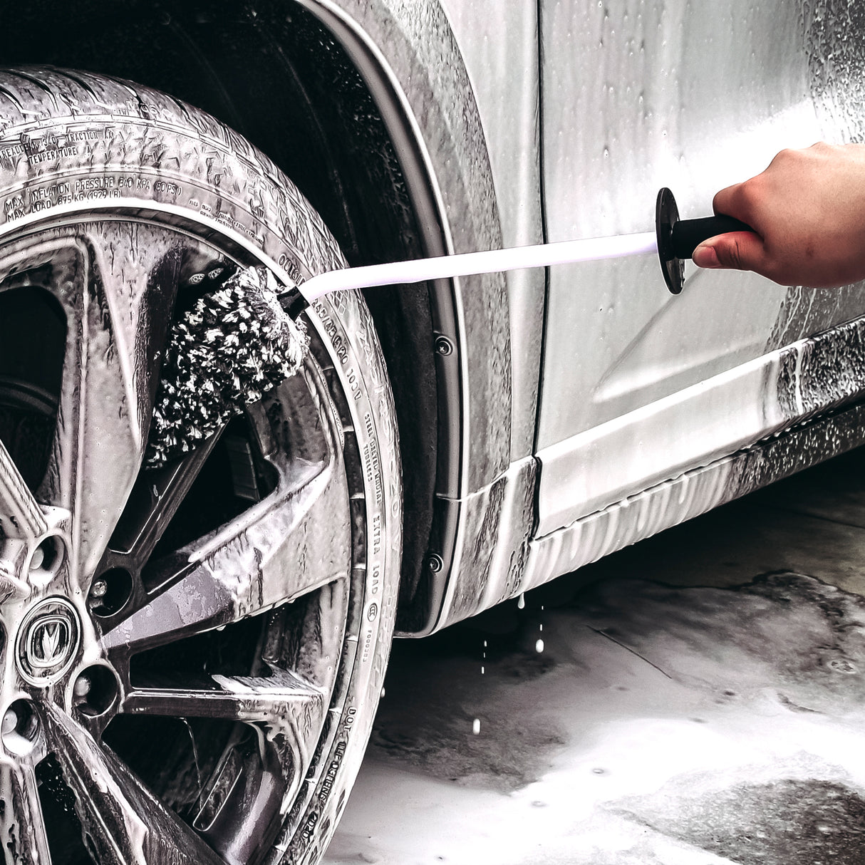 Maxshine 45 Graders Microfiber Fælgbørste