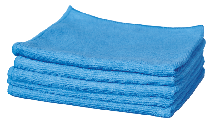 MaxShine Microfiberklud 300 GSM 40x40cm Blå 5 stk.