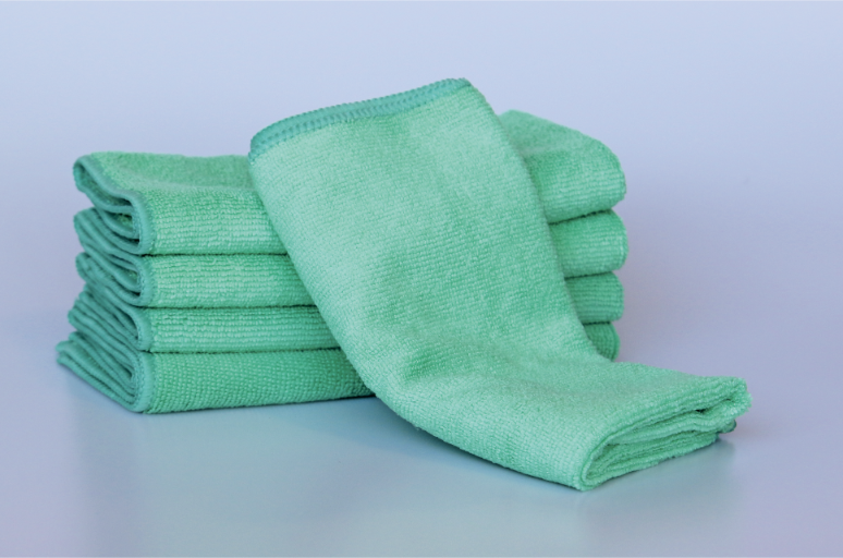 MaxShine Microfiberklud 300 GSM 40x40cm Grøn 5 stk